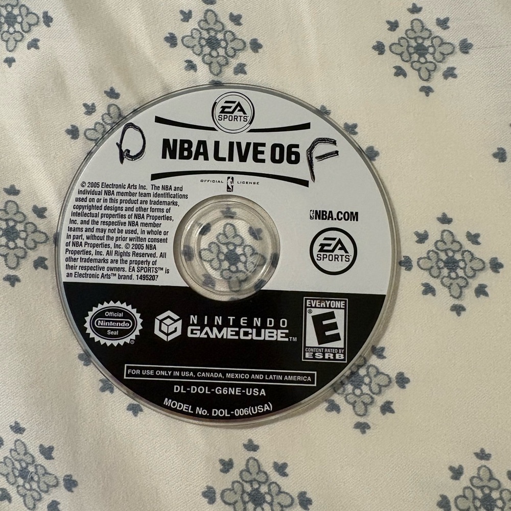Nintendo GameCube NBA Live 06 - Disc Only Tested​​​